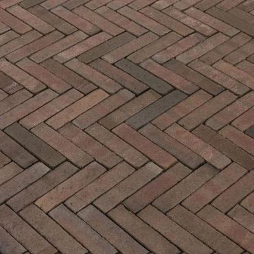 Peraldo rood-bruin genuanceerd waalformaat