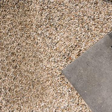 ECCOgravel Grindrooster met onkruiddoek Wit 160x120x3