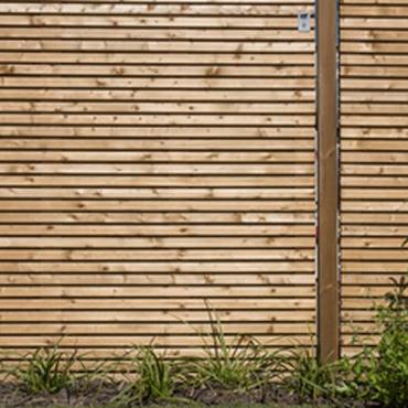 Tuinscherm Hillhout Elan Vuren Scherm Balkprofiel 180x180cm Recht Groen Geïmpregneerd