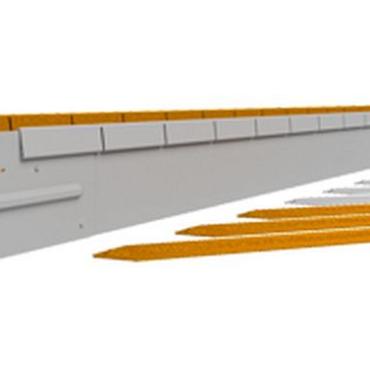 Flexline Borderrand Gegalvaniseerd 15cm lengte 220cm incl. 3 grondpennen en verbindingsplaat