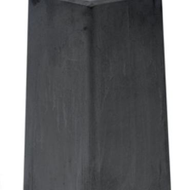 Betonpoer+steun draadeind M20 22,5x22,5x50cm Antraciet