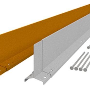 Hardline Borderrand Cortenstaal 10cm lengte 220cm incl. 4 grondnagels en verbindingsset