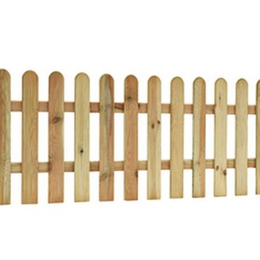 Grenen reliëf hek 190x60cm Geïmpregneerd