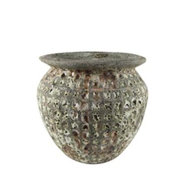 Globe pot earth 38x34cm