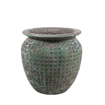 Globe pot ocean 38x34cm