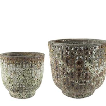 Maesto pot earth (Set 2) 25x23/33x30cm