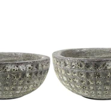 Maesto pot earth (Set 3) 29x15/43x20cm