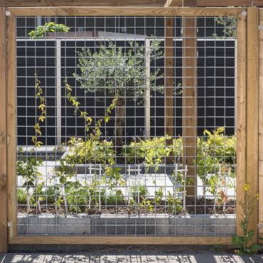 Wilnis-trellis zachthouten frame 180x180 cm Groen geïmpregneerd