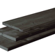 Fijnbezaagde plank douglas 2,5x25x400cm Antraciet**