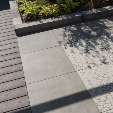 Ceramidrain 60x60x4cm Concrete dark grey