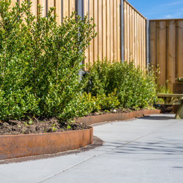 Tuinscherm Breda Grenen Geschaafd 21-planks 17x140mm 130x180cm Recht Groen Geïmpregneerd