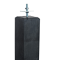 Betonpoer+steun draadeind M20 22,5x22,5x50cm Antraciet