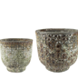 Maesto pot earth (Set 2) 25x23/33x30cm