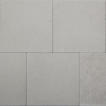 Tuintegel 40x40x5cm grijs mini facet