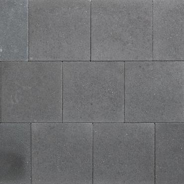 Tuintegel 30x30x5cm zwart mini facet