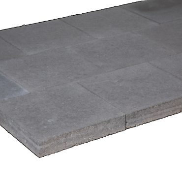 Tuintegel 30x30x5cm zwart mini facet
