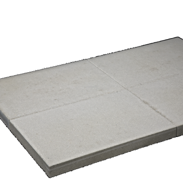 Tuintegel 40x60x5cm grijs mini facet