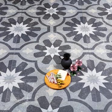 GeoCeramica® Décor 80x80x4 - Elios Decoro Tulipani