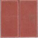 Halve Betontegel 30x15x4,5cm Rood