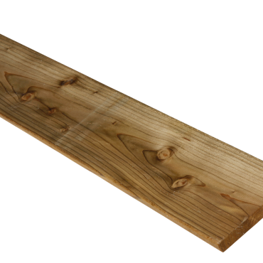 Fijnbezaagde plank douglas 500x20x2,2 cm Groen geïmpregneerd