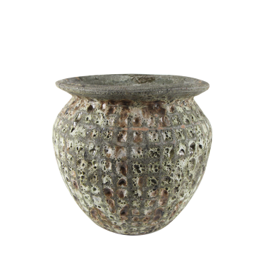 Globe pot earth 38x34cm