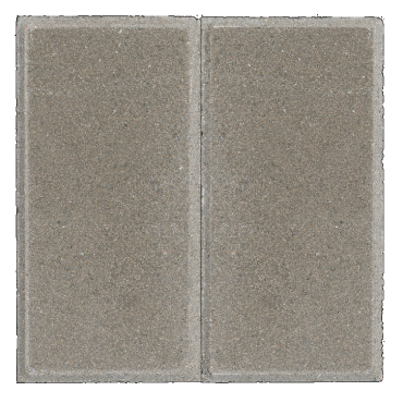 Halve betontegel 30x15x4,5cm Grijs