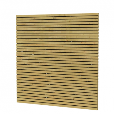 Tuinscherm Hillhout Elan Vuren Scherm Balkprofiel 180x180cm Recht Groen Geïmpregneerd