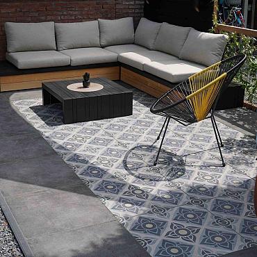 Cera3line 60x60x3cm Square Uni antraciet