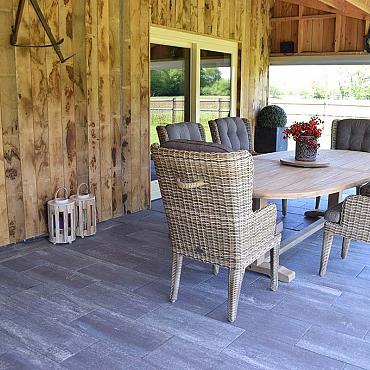Cottage Stones 40x80x4cm somerset Grijs/Zwart