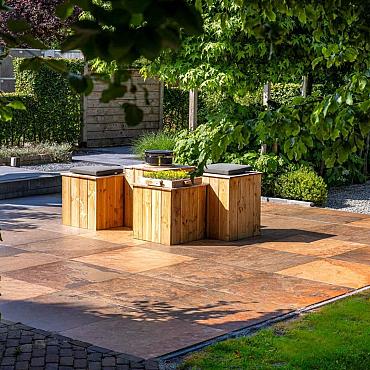 Cera3line 60x60x3cm Peacock copper