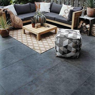 Cera3line 60x60x3cm Square Decor antraciet