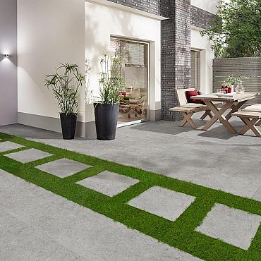 Ceramica Terrazza 59,5x59,5x2cm Gigant Silver Grey
