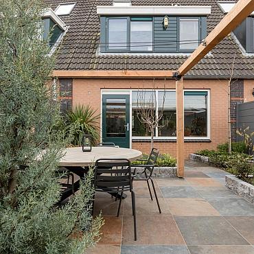 Cera3line 60x60x3cm Peacock rusty