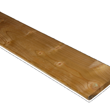 ME Vuren Plank Geschaafd 400x14,5x1,8cm Groen Geïmpregneerd