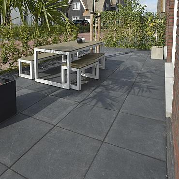 Solido Ceramica 30MM Cemento Black - 80x80x3