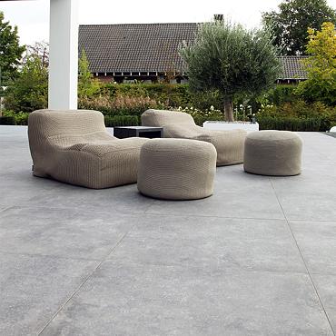 Solido Ceramica 30MM Disegno Antracite - 90x90x3