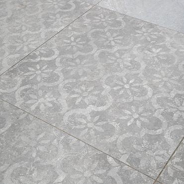 Solido Ceramica 30MM Disegno Antracite decor 90x90x3
