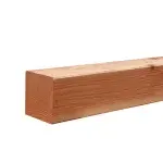 Lariks/Douglas palen ongedroogd 8,5x8,5x300cm geschaafd