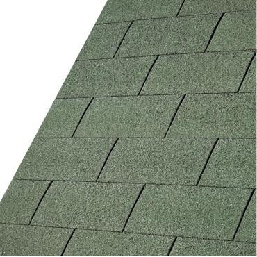 Dakshingles per pak à 3 m², Groen