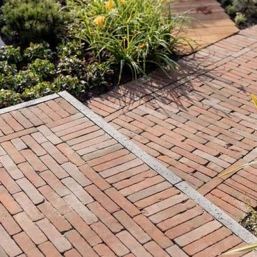 Art Bricks Waalformaat 5x20x6cm Fabritius rood/bruin