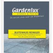 Gardenlux Buitenhuisreiniger verwijdert vlekken van bladeren