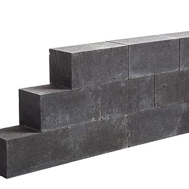 Blockstone small black 12x12x60cm