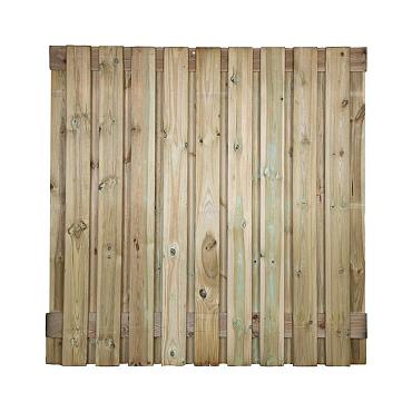 Bois 21 planks/15mm Groen  180 x 180