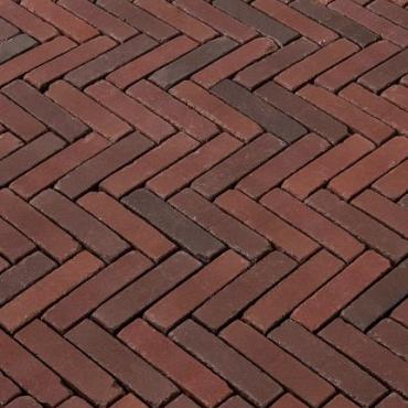 Novara antica rood-bruin genuanceerd dikformaat 60