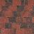 Tambour 21x7x7 rood/zwart