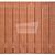 Hardhouten scherm Pelotas 180x130 cm
