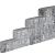 Blockstone small gothic 12x12x60cm