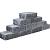 Tumbelwall getr. 30x20x10cm mount everes