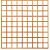 Hardhouten trellis recht 180x180cm
