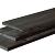 Fijnbezaagde plank douglas 2,2x20x400cm Antraciet**